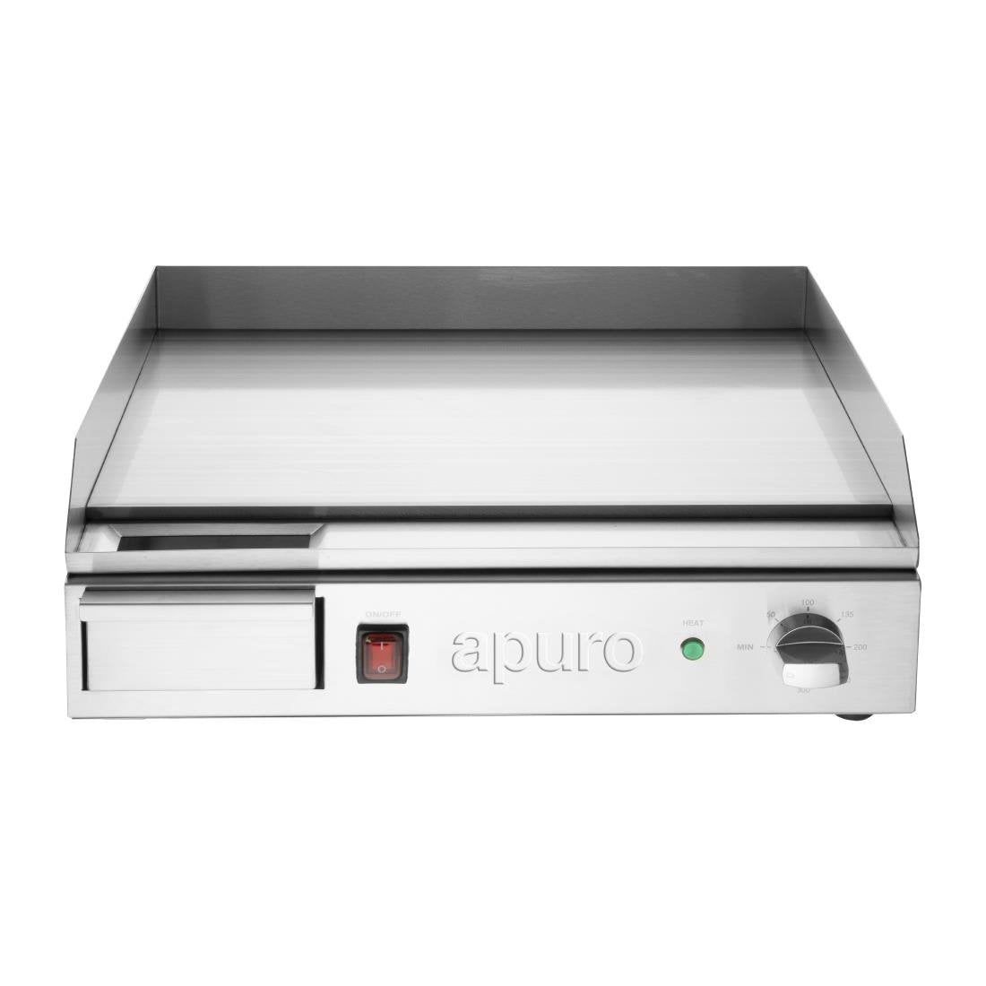 Apuro Small Countertop Griddle - Steel Plate