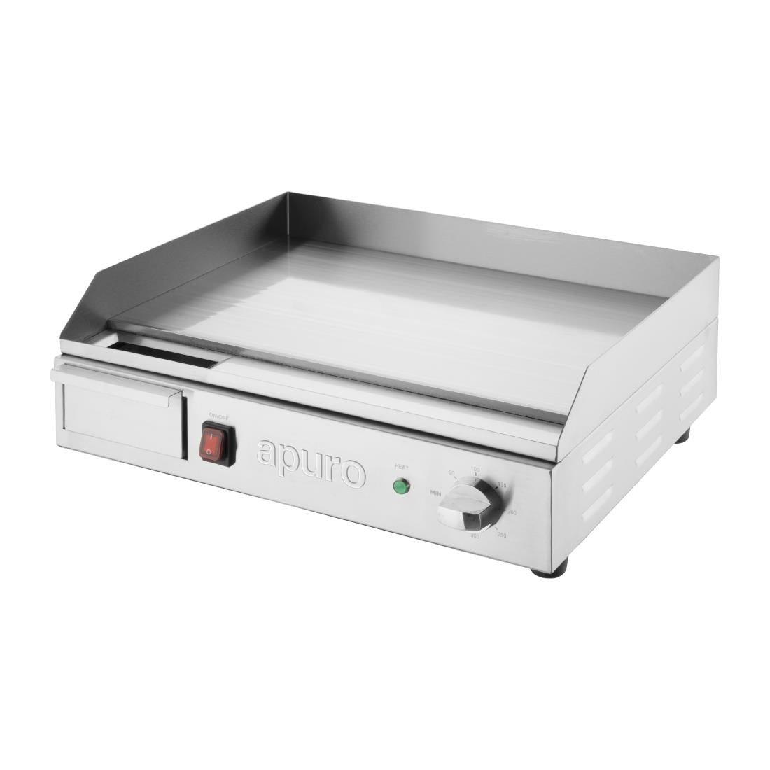 Apuro Small Countertop Griddle - Steel Plate