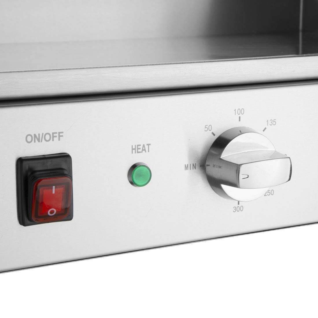 Apuro Small Countertop Griddle - Steel Plate