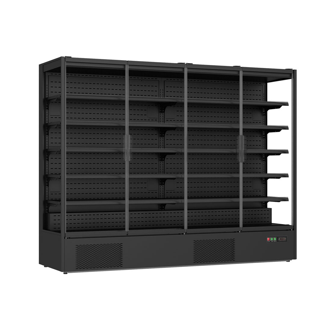 Thermaster DC-250B four-door supermarket display fridge 1529L
