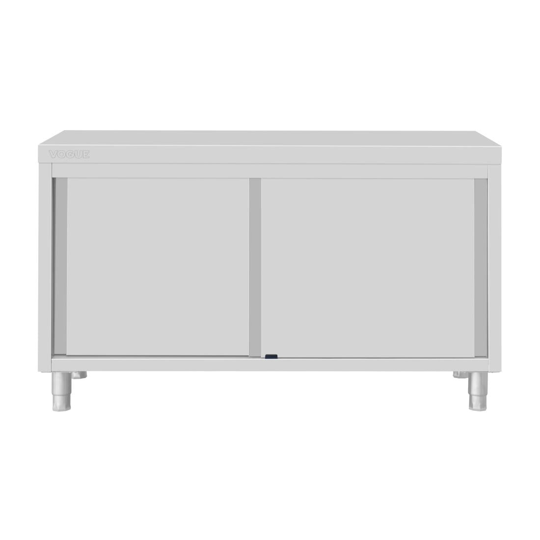 Vogue Standing Floor Cupboard Stainless Steel - 900x1500x600mm
