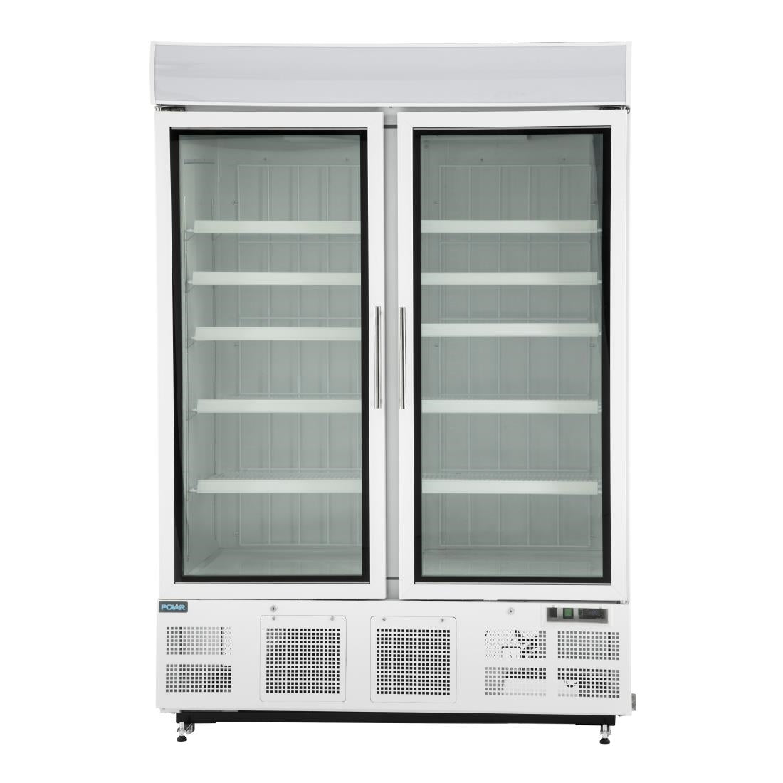 Polar G-Series Upright Display Freezer White - 920Ltr