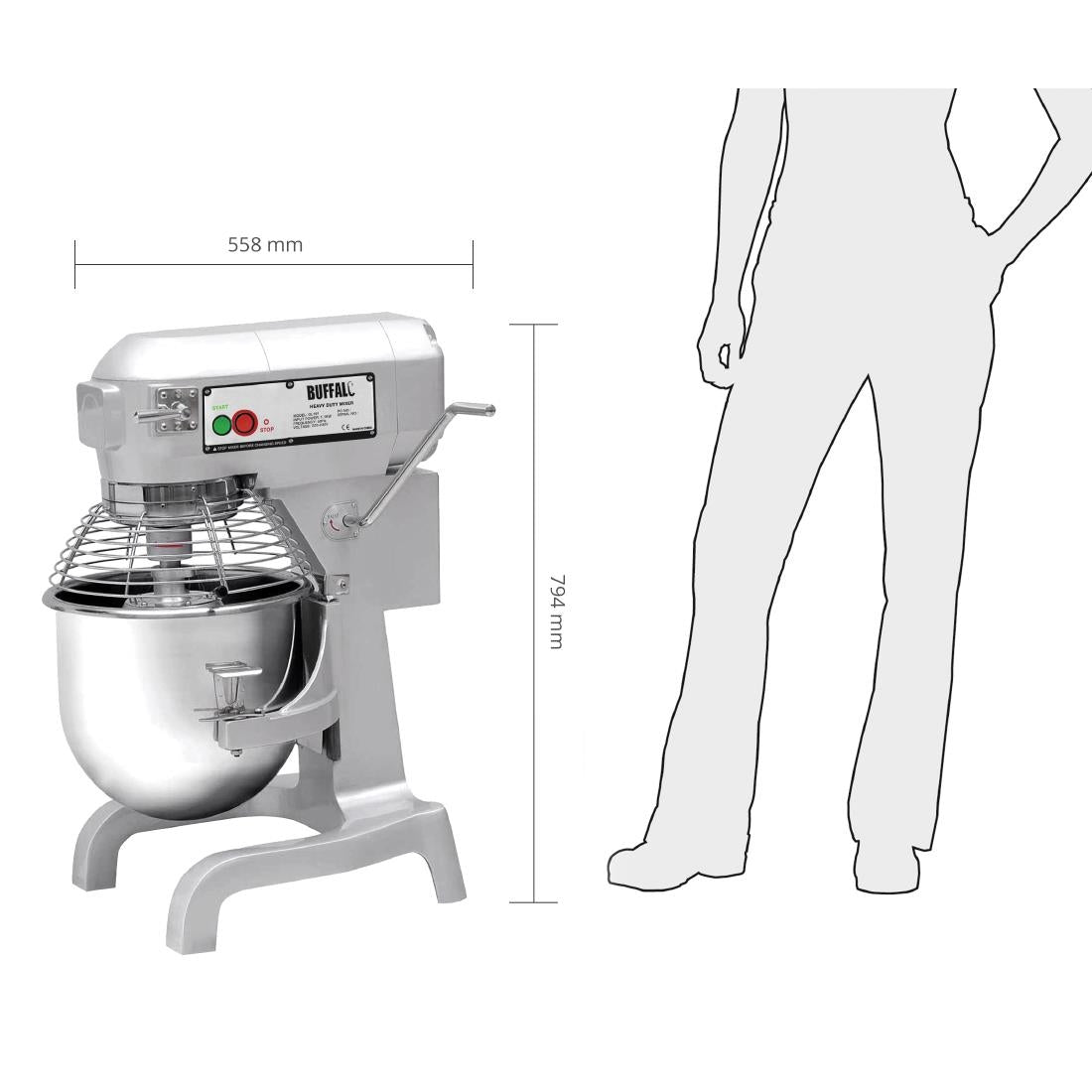 Apuro Planetary Mixer - 20Ltr