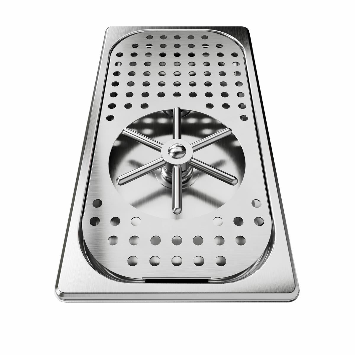 Glass/Milk Jug Rinser with Drain Tray