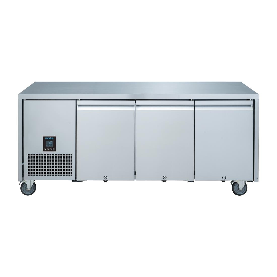 Polar U Series 3 Door Counter Refrigerator - 307Ltr