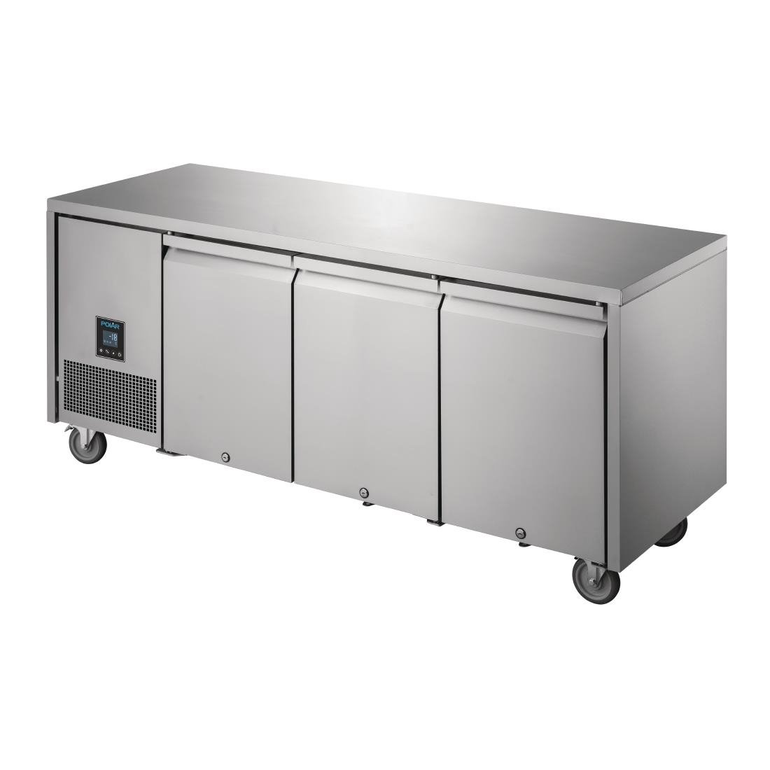 Polar U series Premium 3 Door Counter Freezer