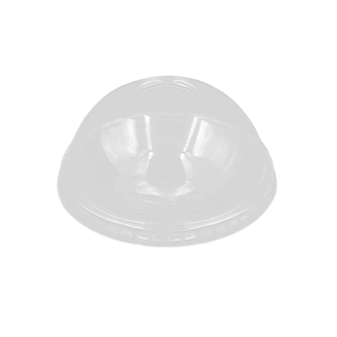 PakMax 78mm PET Cold Paper Cups Dome Lids - CCDL-78C-PET-LID