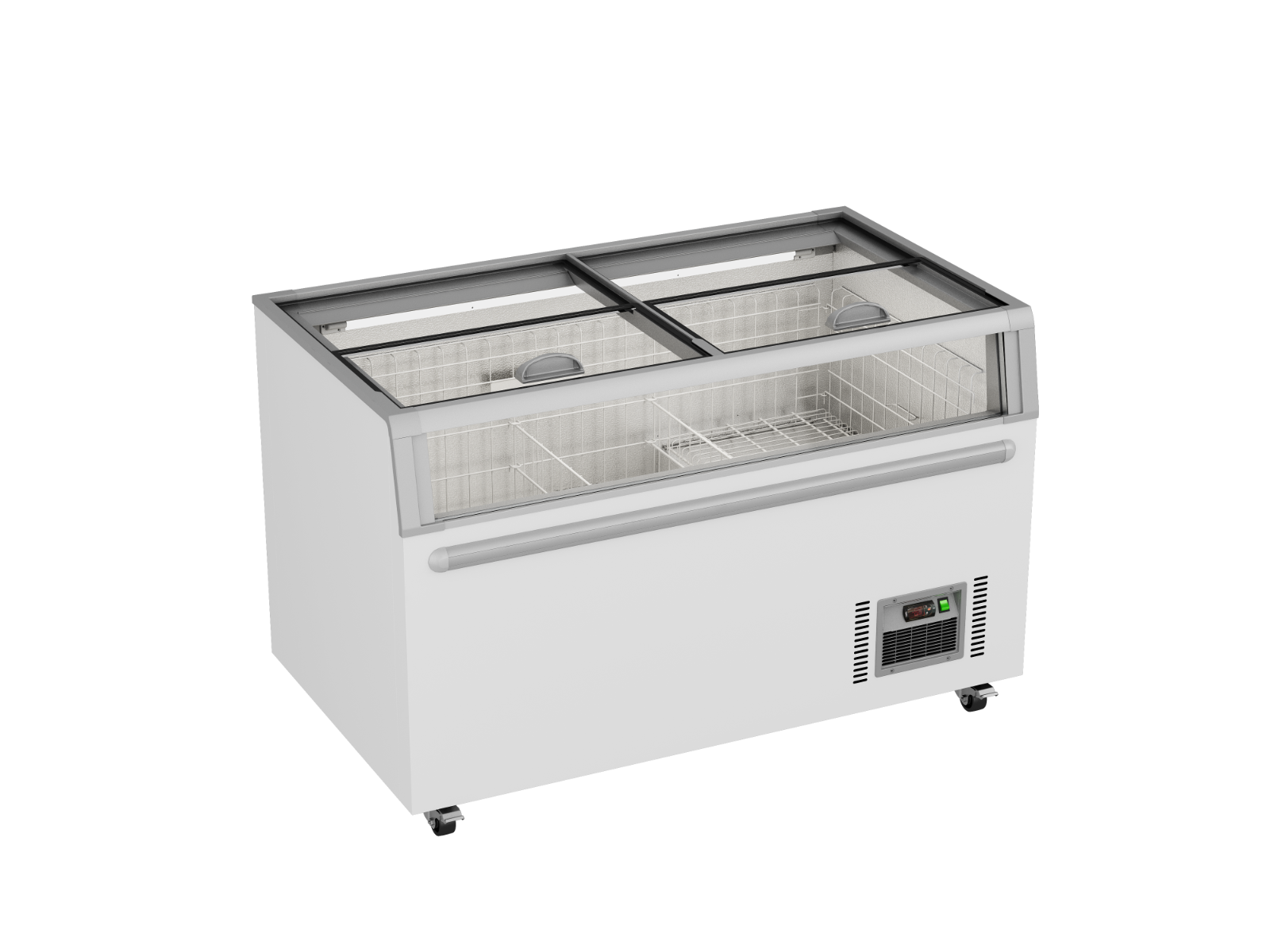Thermaster Supermarket Island Freezer with Glass Sliding Lids - ZCD-L145G