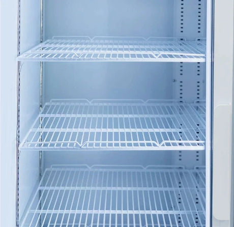 Shelving close-up from LG-730P gallery — white-model reference