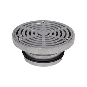 150mm Round Floor Waste 304 Grade S/S (suits 100mm pipe)