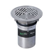 150mm Round Vinyl Floor Waste Arrestor 304 Grade S/S (suits 100mm pipe) (Heel Proof)