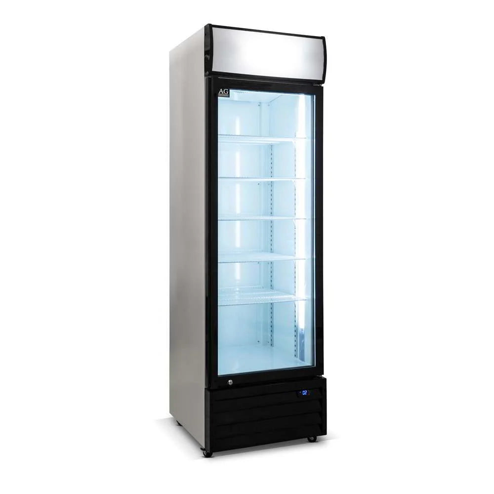 420 Litre Single Door Upright Display Fridge - Glass Door    CU420TNG
