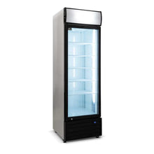 Load image into Gallery viewer, 420 Litre Single Door Upright Display Fridge - Glass Door    CU420TNG
