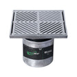 250mm Square Floor Waste Arrestor 304 Grade S/S (suits 150mm pipe) (Heel Proof)