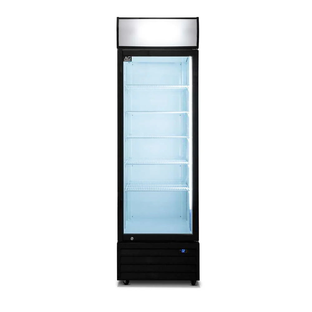 420 Litre Single Door Upright Display Fridge - Glass Door    CU420TNG