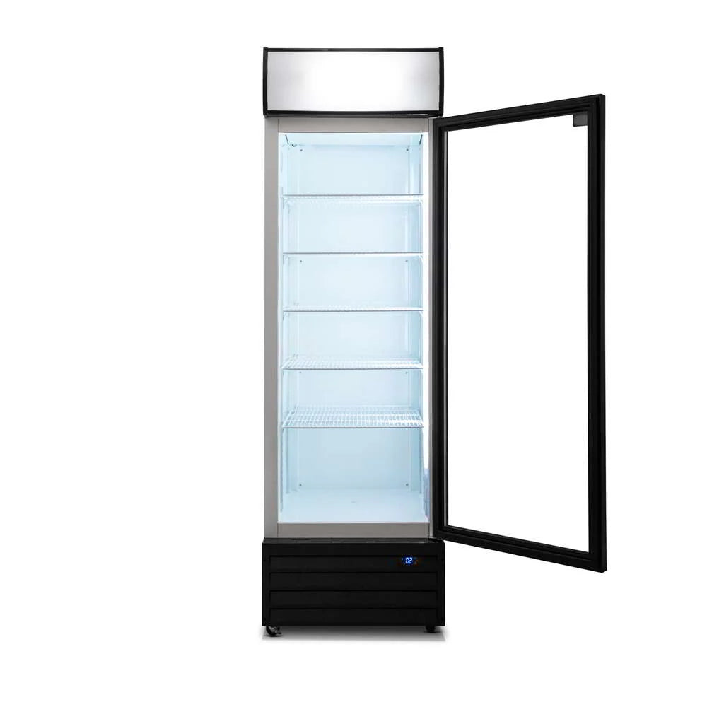 420 Litre Single Door Upright Display Fridge - Glass Door    CU420TNG