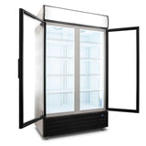 AG 800L Double Door Upright Display Fridge - Glass Door  CU800TNG