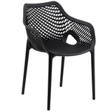 Addison Outdoor Dining Chairs (set of 4) BLACK