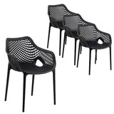 Addison Outdoor Dining Chairs (set of 4) BLACK