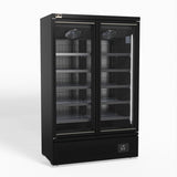 AG Supermarket Two Glass Doors Upright Display Fridge - 1000 Litre