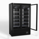 AG Supermarket Two Glass Doors Upright Display Fridge - 1000 Litre