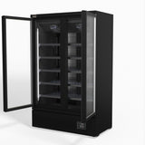 AG Supermarket Two Glass Doors Upright Display Fridge - 1000 Litre