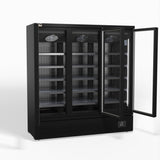 AG Supermarket Three Glass Doors Upright Display Fridge - 1539 Litre