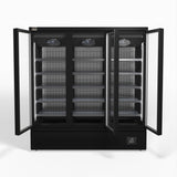 AG Supermarket Three Glass Doors Upright Display Fridge - 1539 Litre