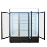 1500L Triple Door Upright Display Fridge - Glass Door    CU1500TNG