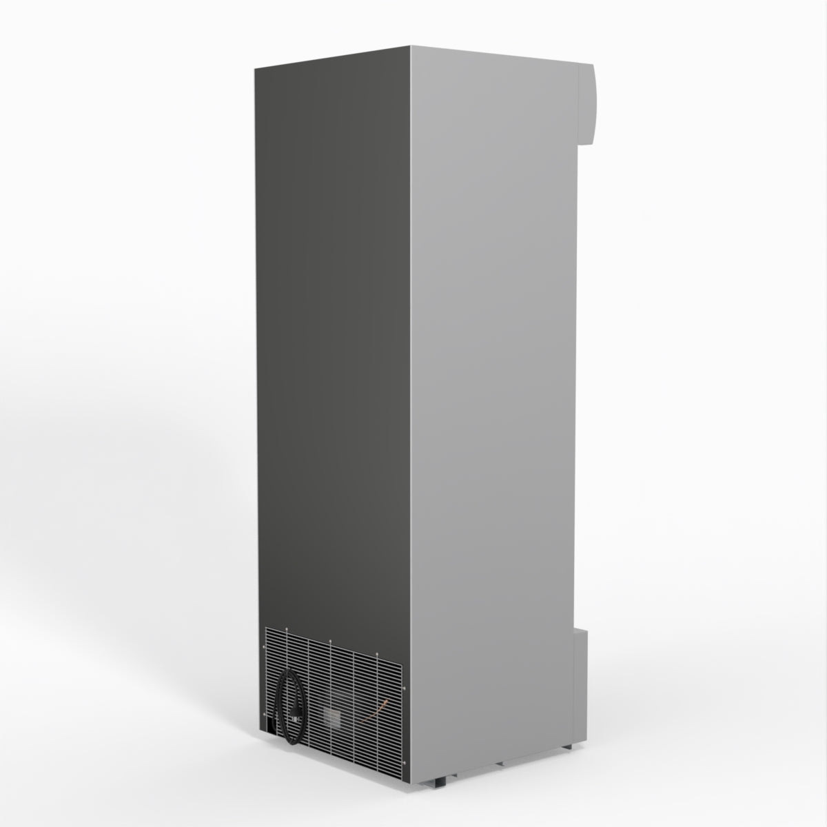 AG 515L Upright Glass Door Display/Drinks Fridge - White with Light Box