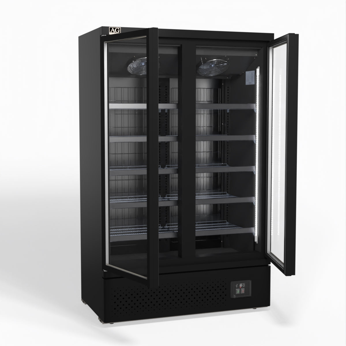 AG Supermarket Two Doors Upright Display Freezer