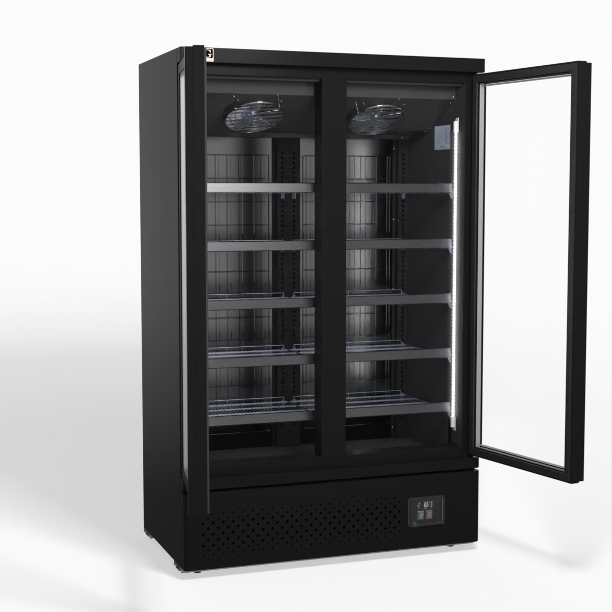 AG Supermarket Two Doors Upright Display Freezer