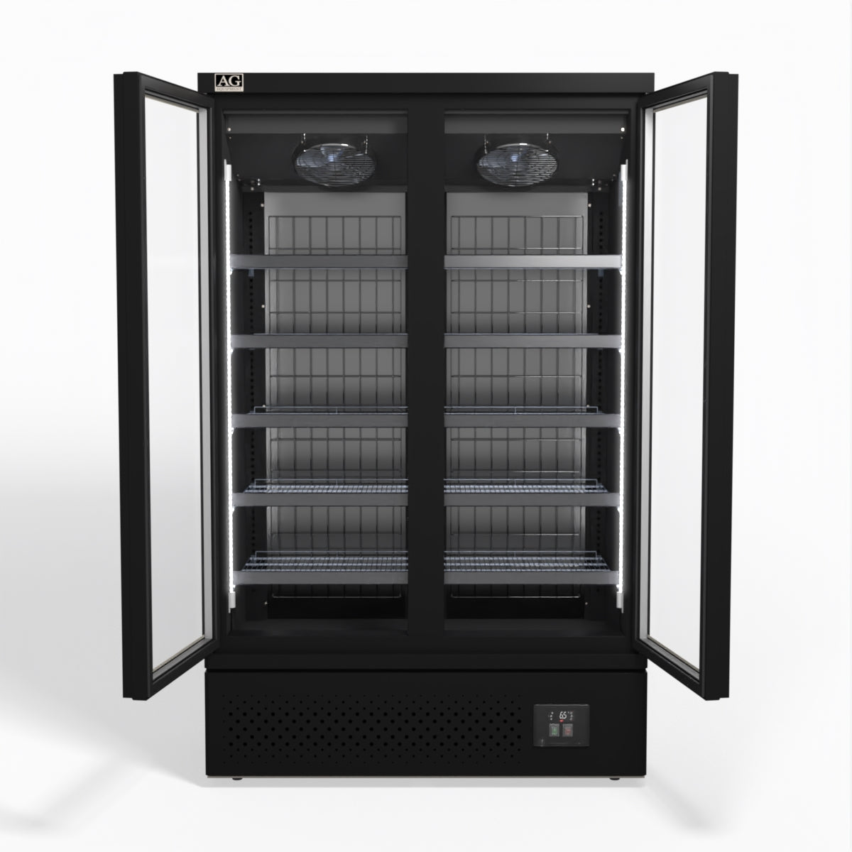 AG Supermarket Two Doors Upright Display Freezer