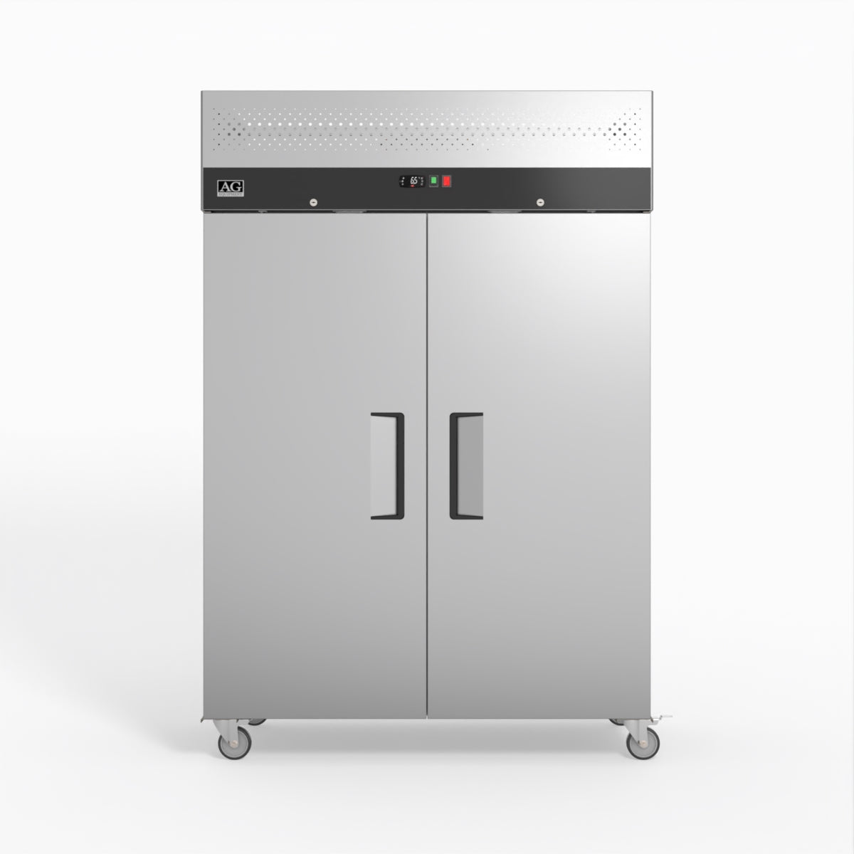 AG 1000 Litre Upright Double Stainless Steel Door Freezer