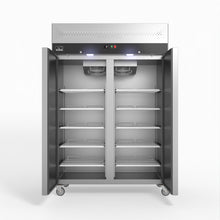 Load image into Gallery viewer, AG 1000 Litre Upright Double Stainless Steel Door Freezer
