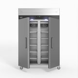 AG 1000 Litre Upright Double Stainless Steel Door Fridge