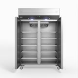 AG 1000 Litre Upright Double Stainless Steel Door Fridge