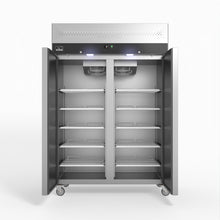 Load image into Gallery viewer, AG 1000 Litre Upright Double Stainless Steel Door Fridge

