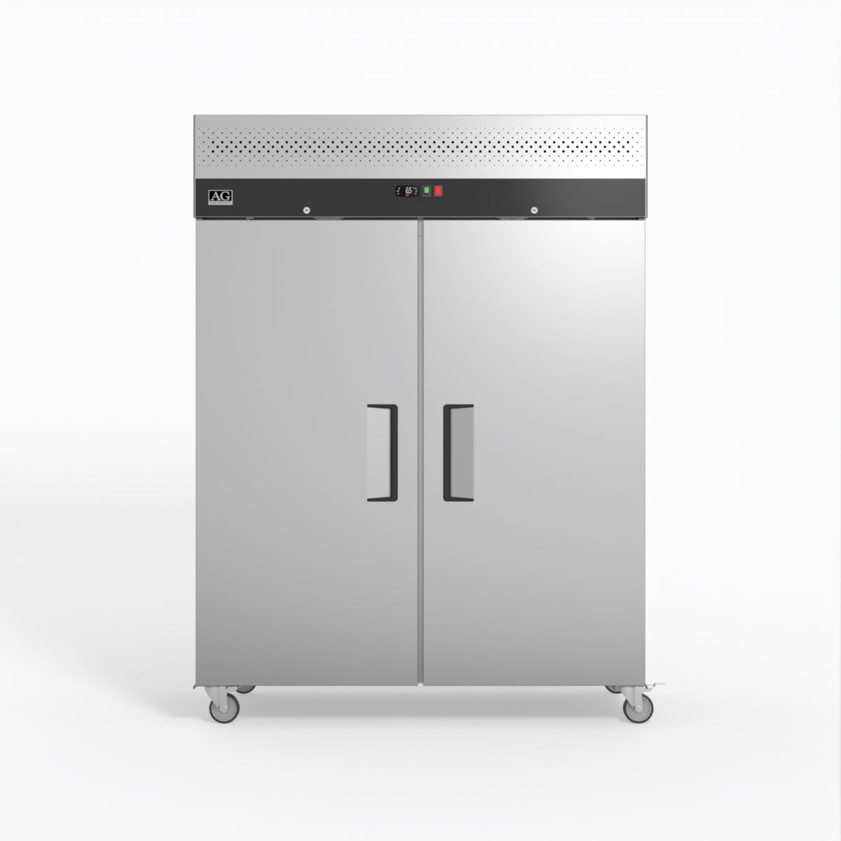 AG 1300 Litre Upright Double Stainless Steel Door Freezer