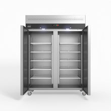 Load image into Gallery viewer, AG 1300 Litre Upright Double Stainless Steel Door Freezer
