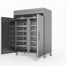 Load image into Gallery viewer, AG 1300 Litre Upright Double Stainless Steel Door Freezer
