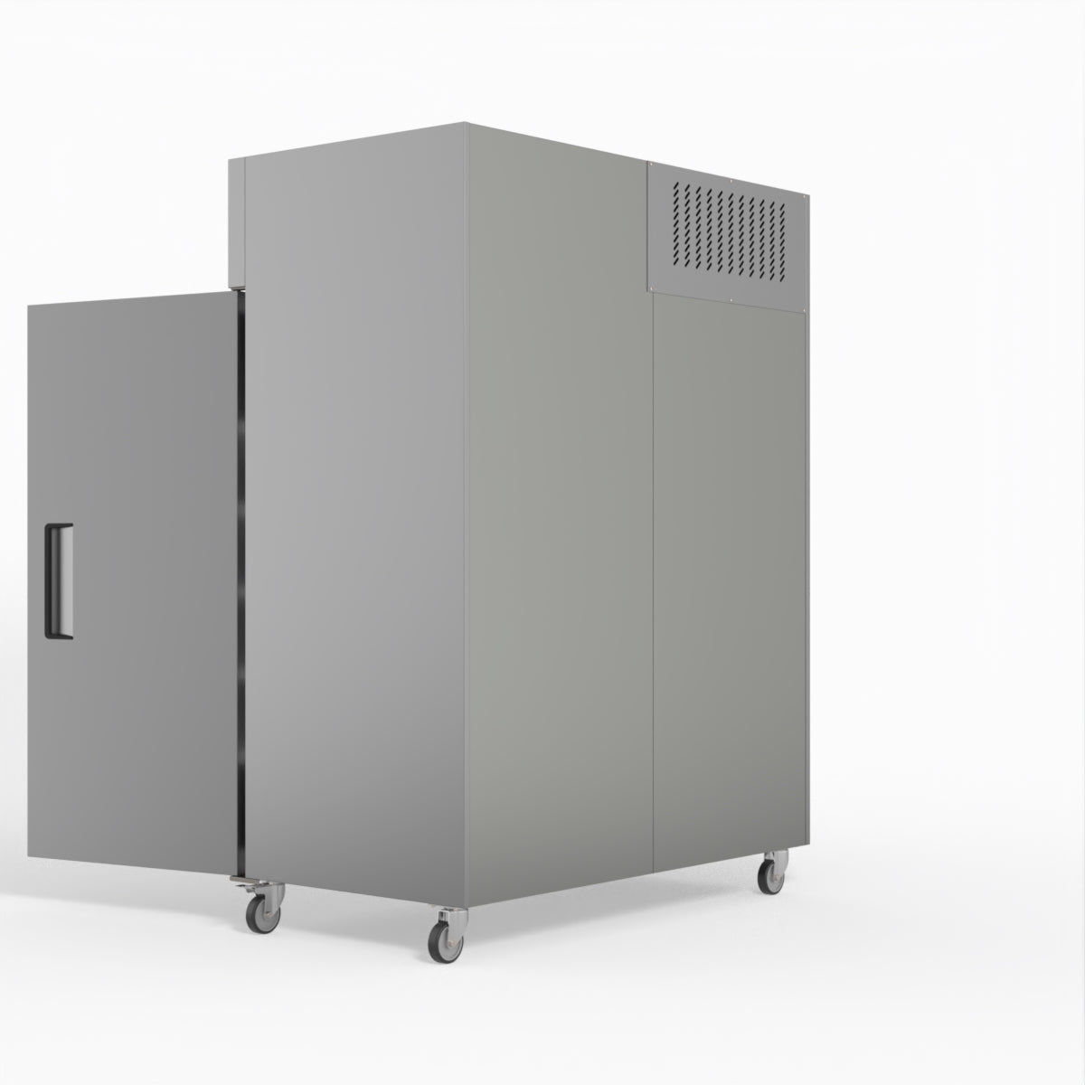 AG 1300 Litre Upright Double Stainless Steel Door Freezer