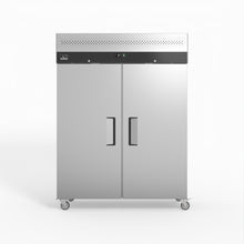 Load image into Gallery viewer, AG 1300 Litre Upright Double Stainless Steel Door Fridge
