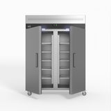 AG 1300 Litre Upright Double Stainless Steel Door Fridge