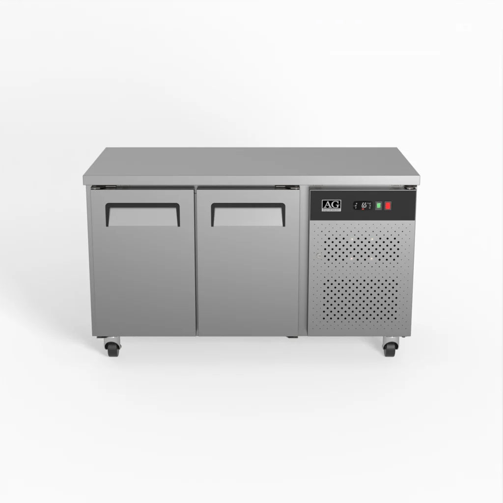 AG Commercial Two Door Worktop / Under Bench Freezer 700mm Depth GNX3100BT