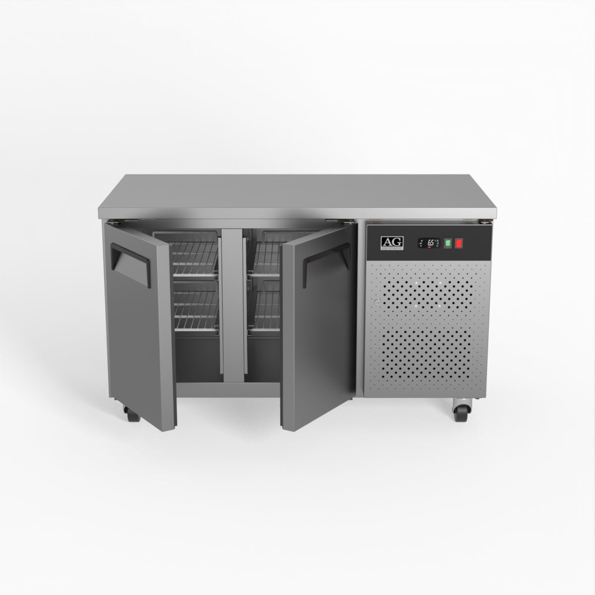 AG Commercial Three Door Worktop / Under Bench Freezer 700mm Depth