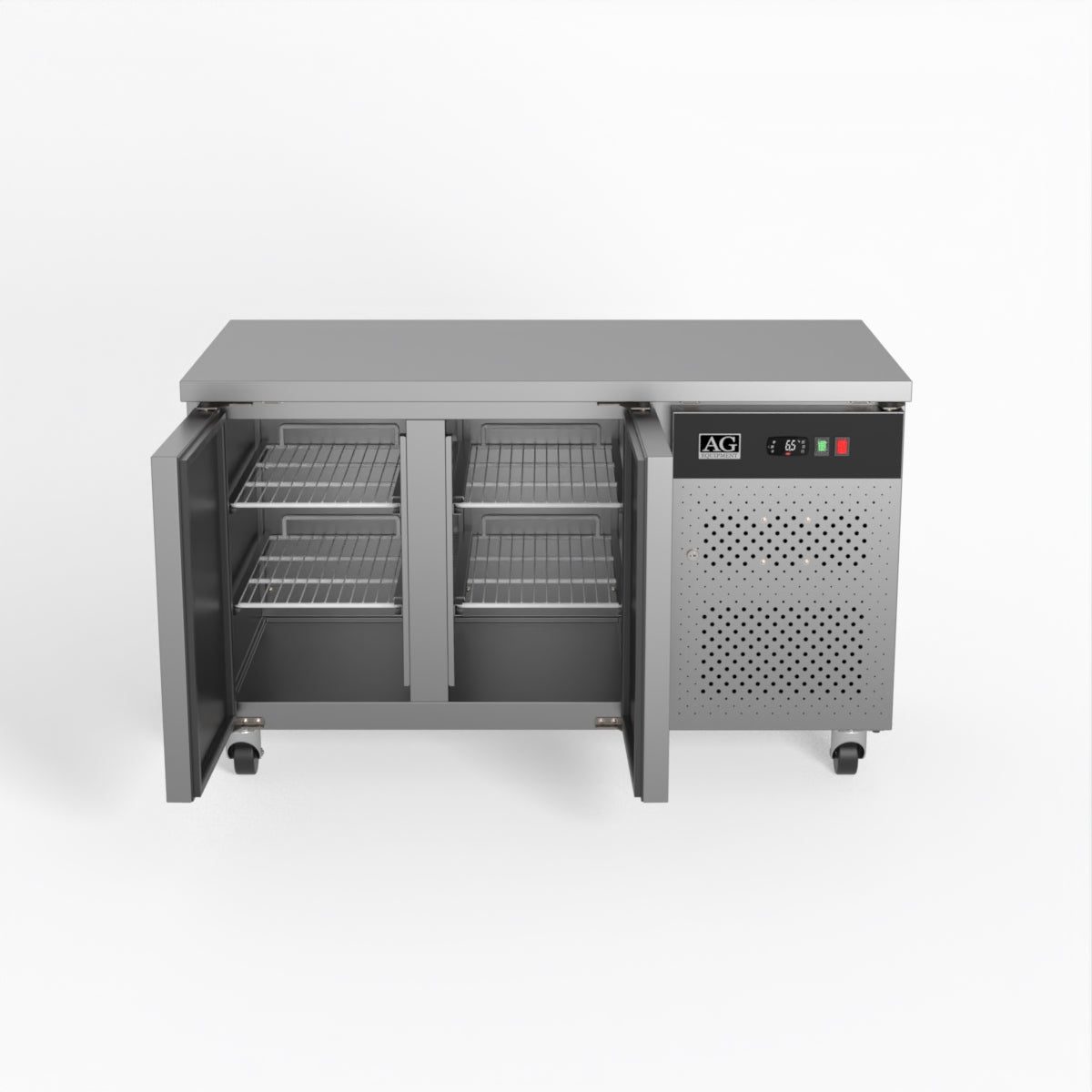 AG Commercial Three Door Worktop / Under Bench Freezer 700mm Depth