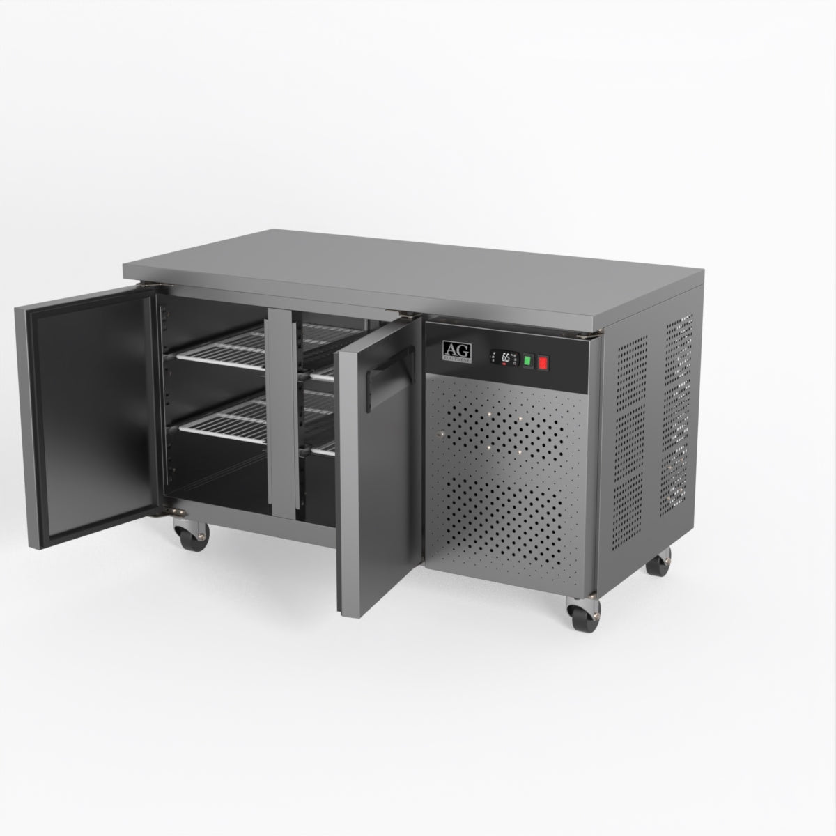 AG Commercial Three Door Worktop / Under Bench Freezer 700mm Depth
