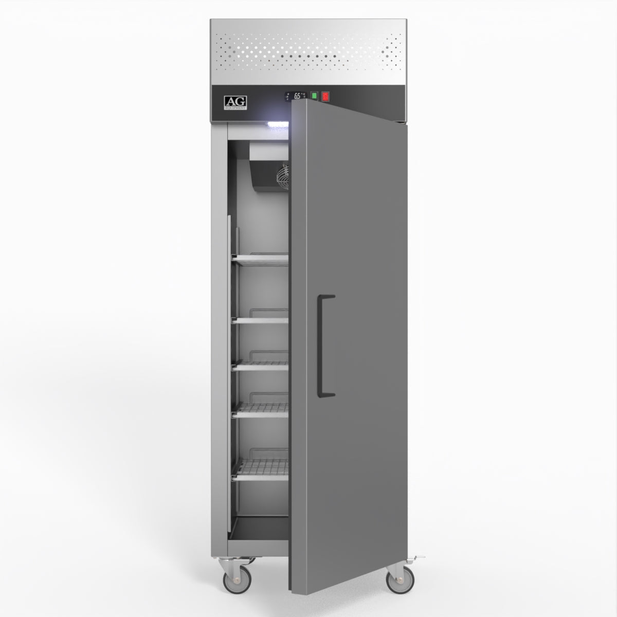 AG 429 Litre Upright Single Stainless Steel Door Freezer