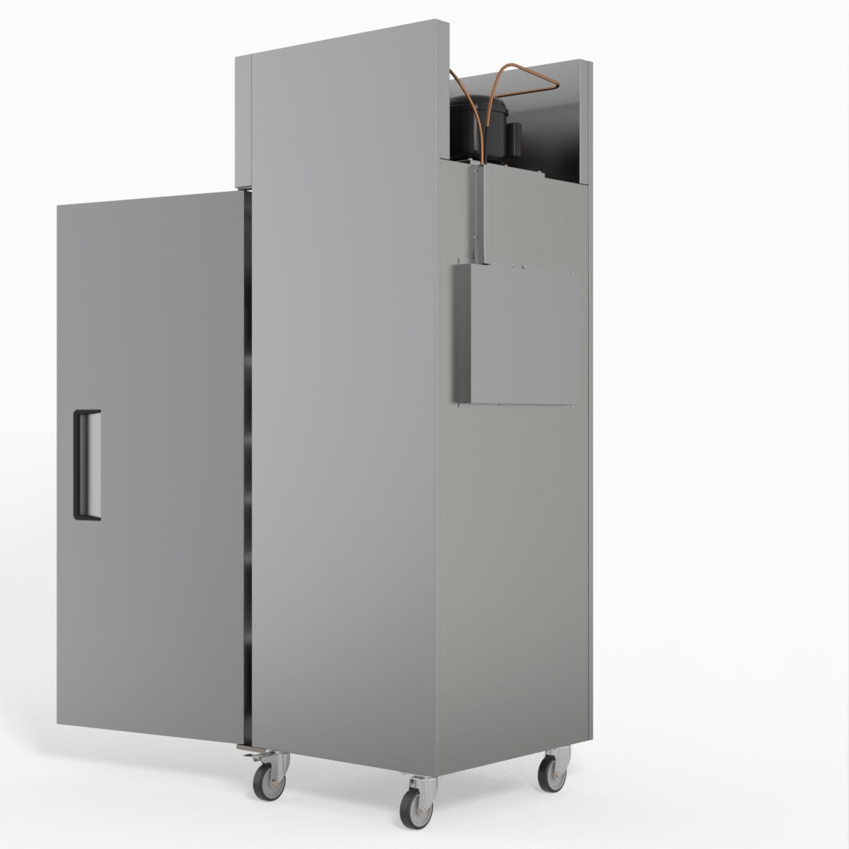 AG 429 Litre Upright Single Stainless Steel Door Freezer